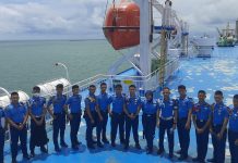 Taruna/i AMI/AIPI Makassar Jurusan Nautika Tingkat II Melaksanakan Kunjungan Kapal Di Pelabuhan Soekaro Hatta Makassar