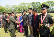 Pangdam I/BB Lantik 304 Prajurit Siswa Diktama TNI AD Gelombang II TA 2022
