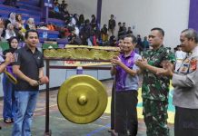 Dandim 0613/Ciamis Hadiri Kompetisi Silat Antar Perguruan Pencak Silat Setatar Galuh Ciamis