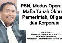 PSN, Modus Operandi Mafia Tanah Oknum Pemerintah, Oligarki dan Korporasi
