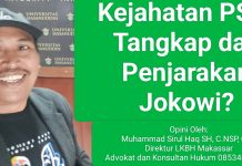 Kejahatan PSN, Tangkap dan Penjarakan Jokowi?